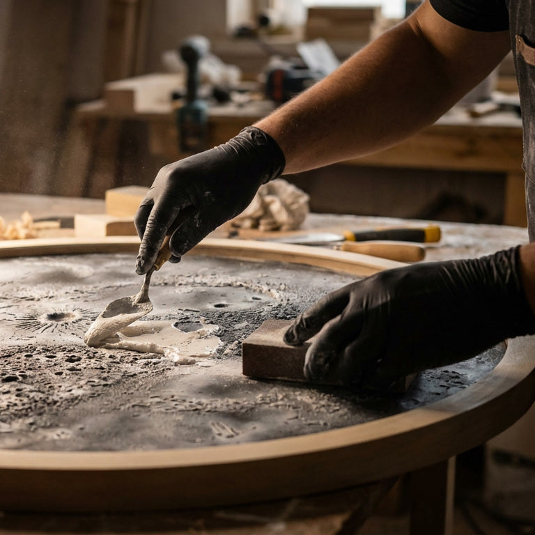 El Yapımı Ay Tablo LED Aydınlatmalı RGB Bluetooth Telefon Kontrollü